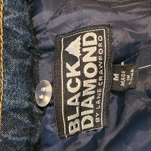Black Diamond Denim Coat - Picture 3 of 4